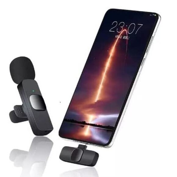 Hoodkart Wireless Lavalier Mic 2-Pack, Plug & Play, iPhone/Android, No App/Blue - Picture 11 of 11